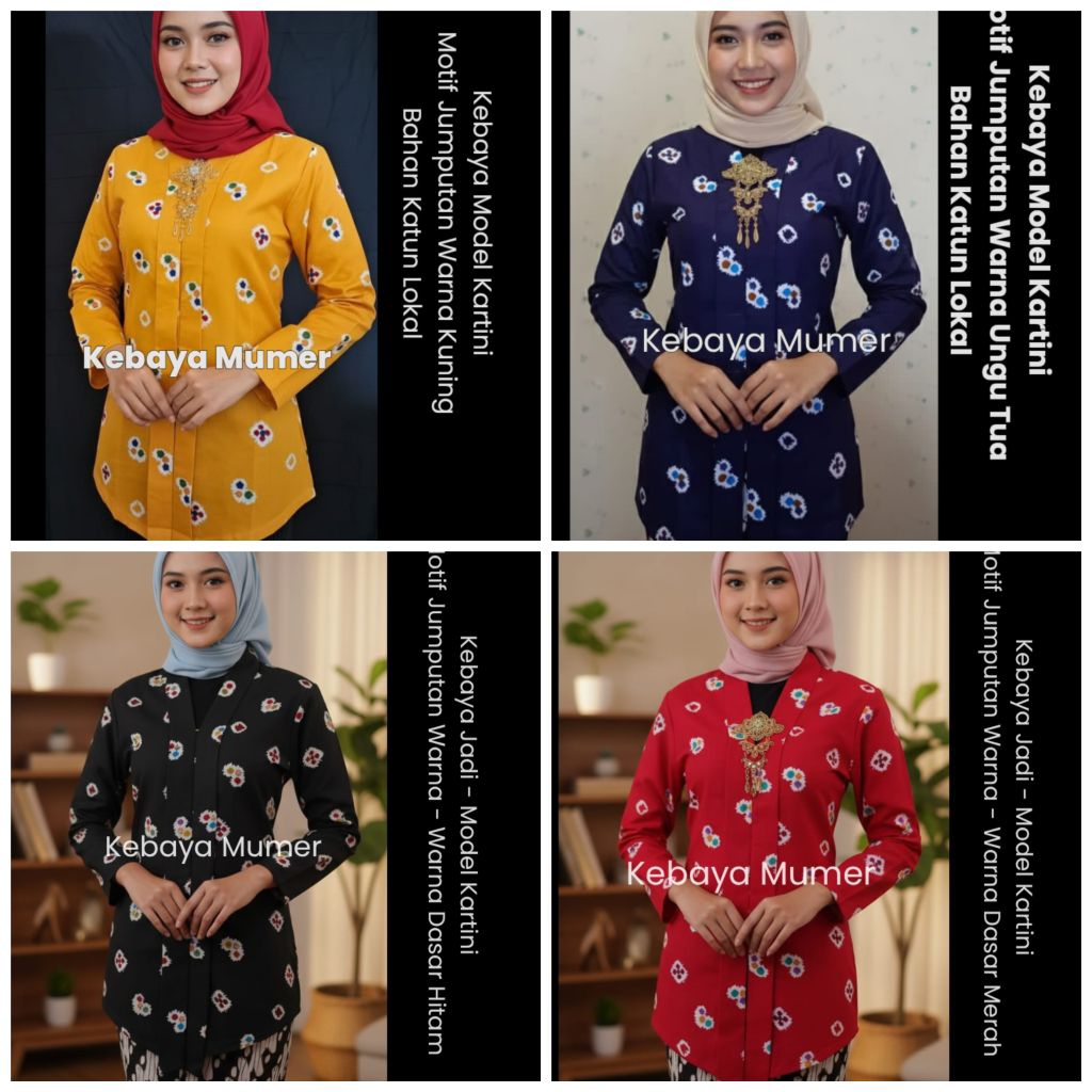 Kebaya Kartini Jumputan Baju Adat Jawa Tradisional