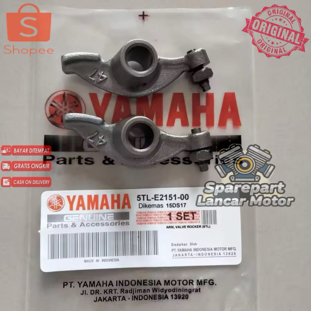 100% ORIGINAL PLATUK KLEP PELATUK YAMAHA MIO SPORTY MIO SMALE FINO NOUVO JUPITER VEGA MIO SOUL KARBU