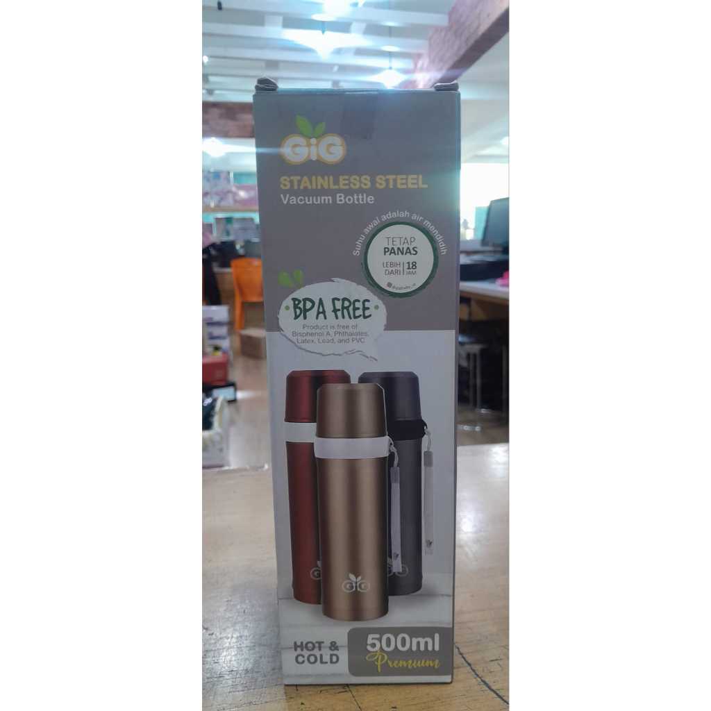 GIG STAINLESS STEEL VACUUM BOTTLE 500ml