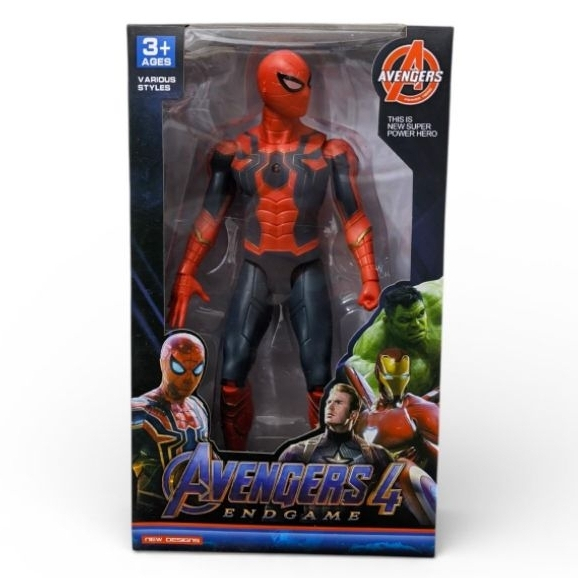 Mainan Anak Figure Spiderman Thanos Captain America Hulk Dada Nyala Ukuran Besar