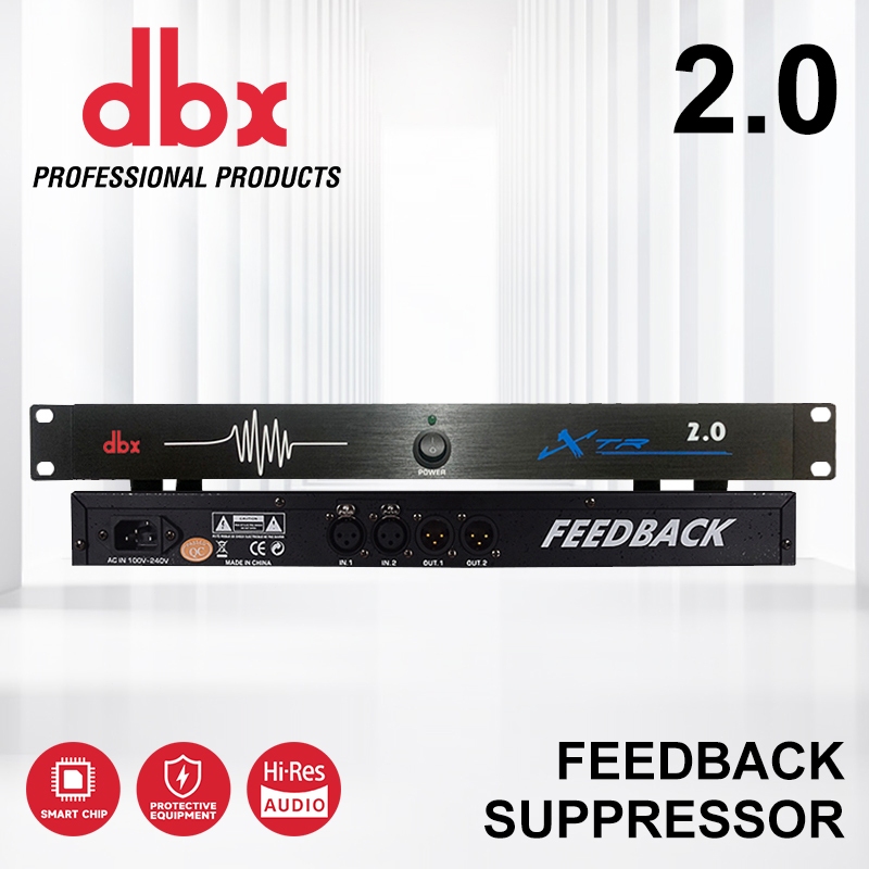 DBX 2.0 mikrofon profesional anti-tsunami panggilan umpan balik menekan pengubah frekuensi, panggung