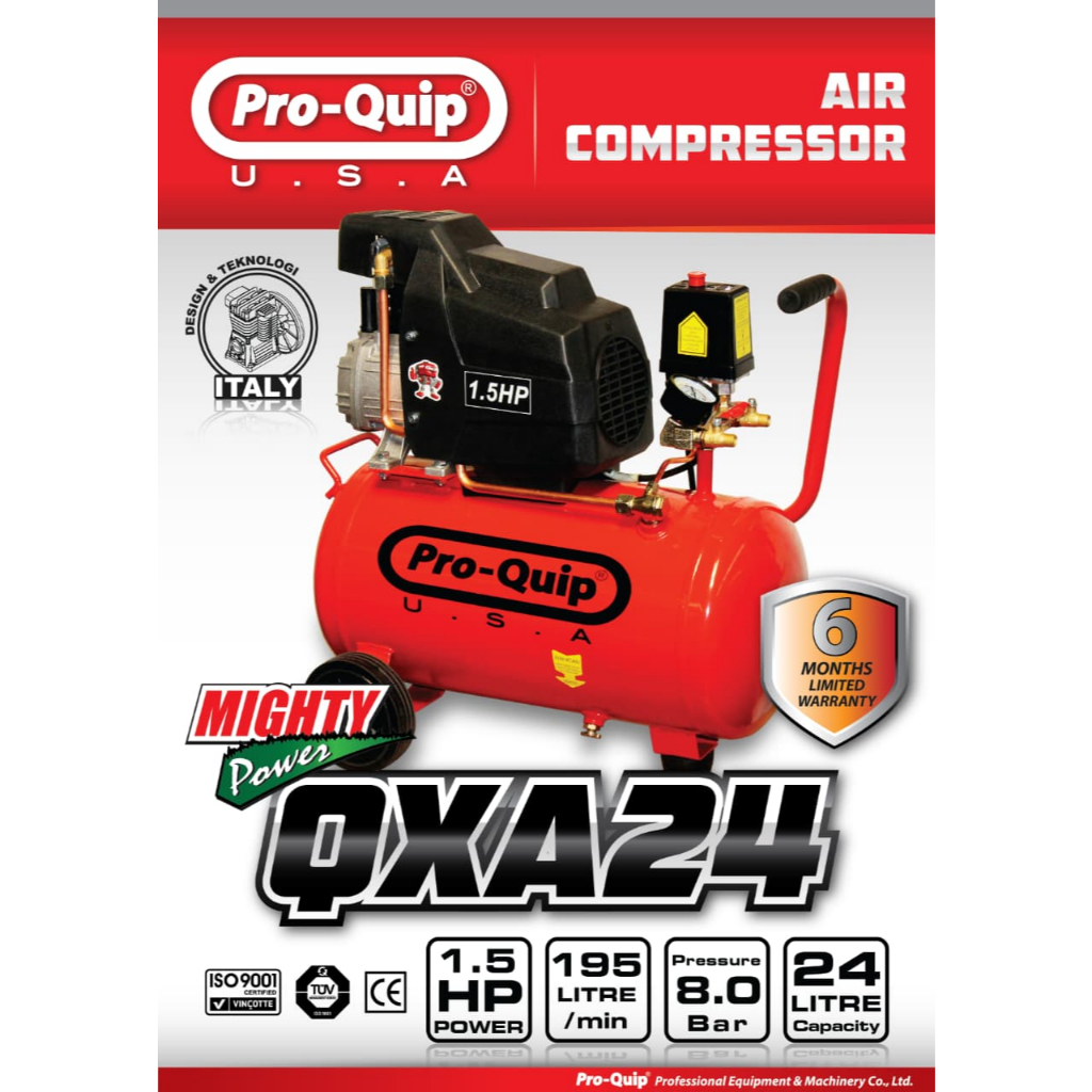 PROQUIP QXA 24 Kompresor Angin Portable Listrik 1 HP