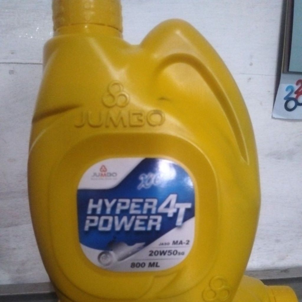 Oli mesin jumbo hyper power 4 t original dijamin asli