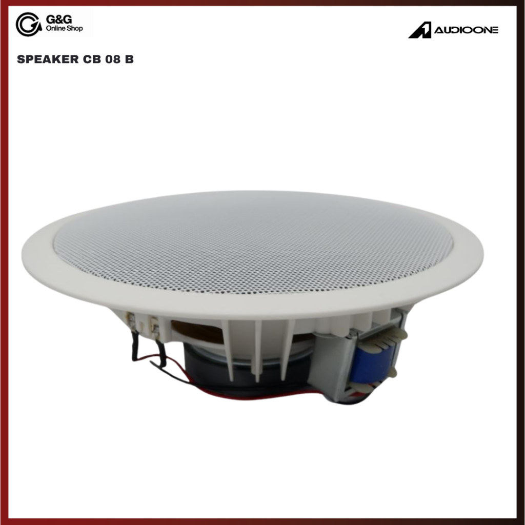 Speaker Ceiling CB 08 B 8 Inch Audio One Instalasi Masjid Kantor I GNG AUDIO