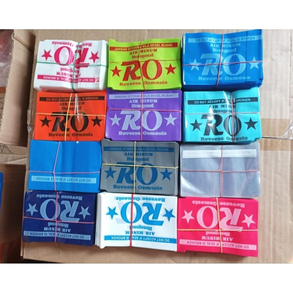 Segel Plastik RO dan Segel Polos Depot Air Minum