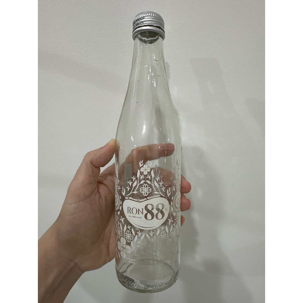 botol kaca kosong Ron 88