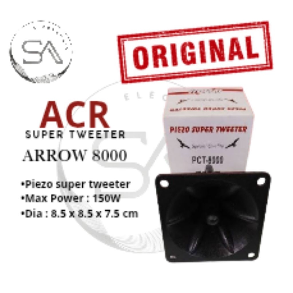 Tweeter Arrow PCT 8000 / Twiter sound walet / piezo super tweeter