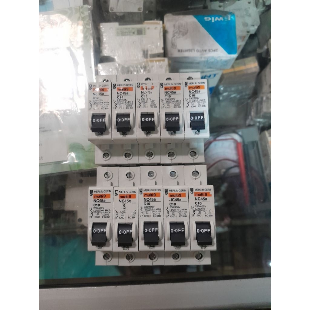 Mcb Merlin Gerin 10A 1phase NC45a