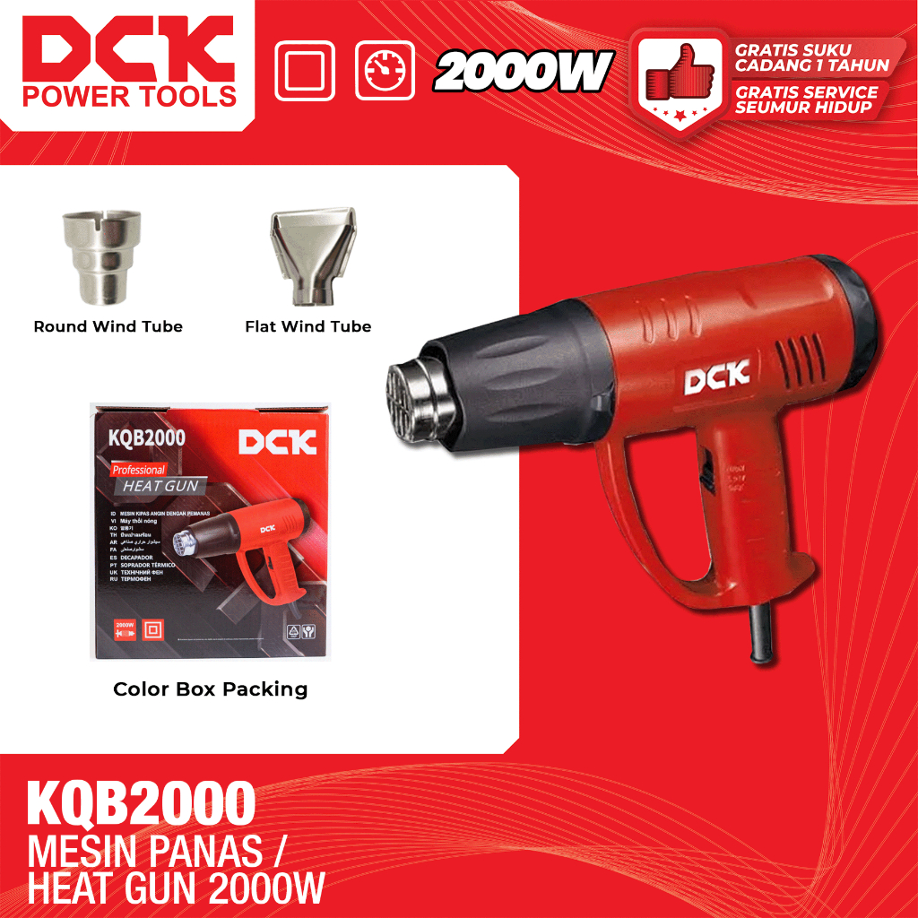 DCK KQB2000 Mesin Pemanas / Heat Gun 2000W