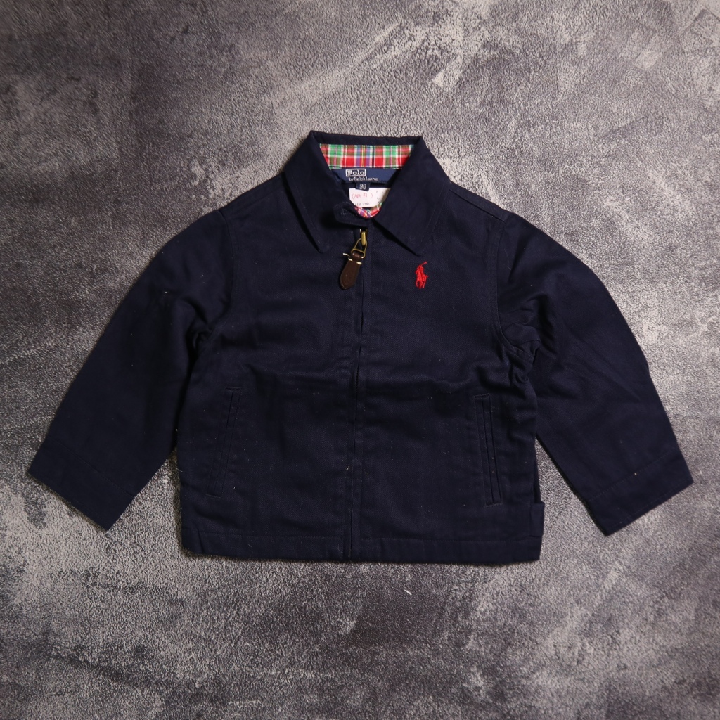 JACKET POLO RL KIDS HARRINGTON WORK CASUAL AN71 SIZE ANAK 90