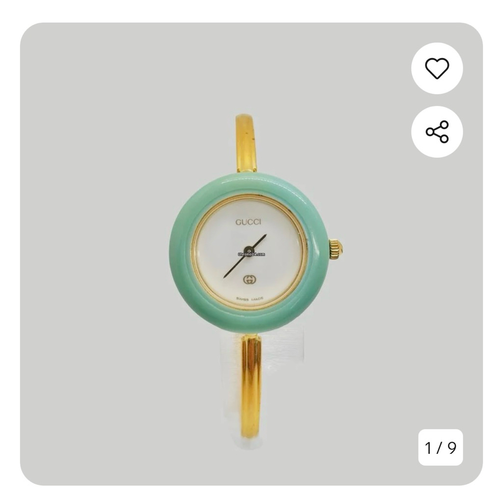 jam tangan gucci change bezel preloved