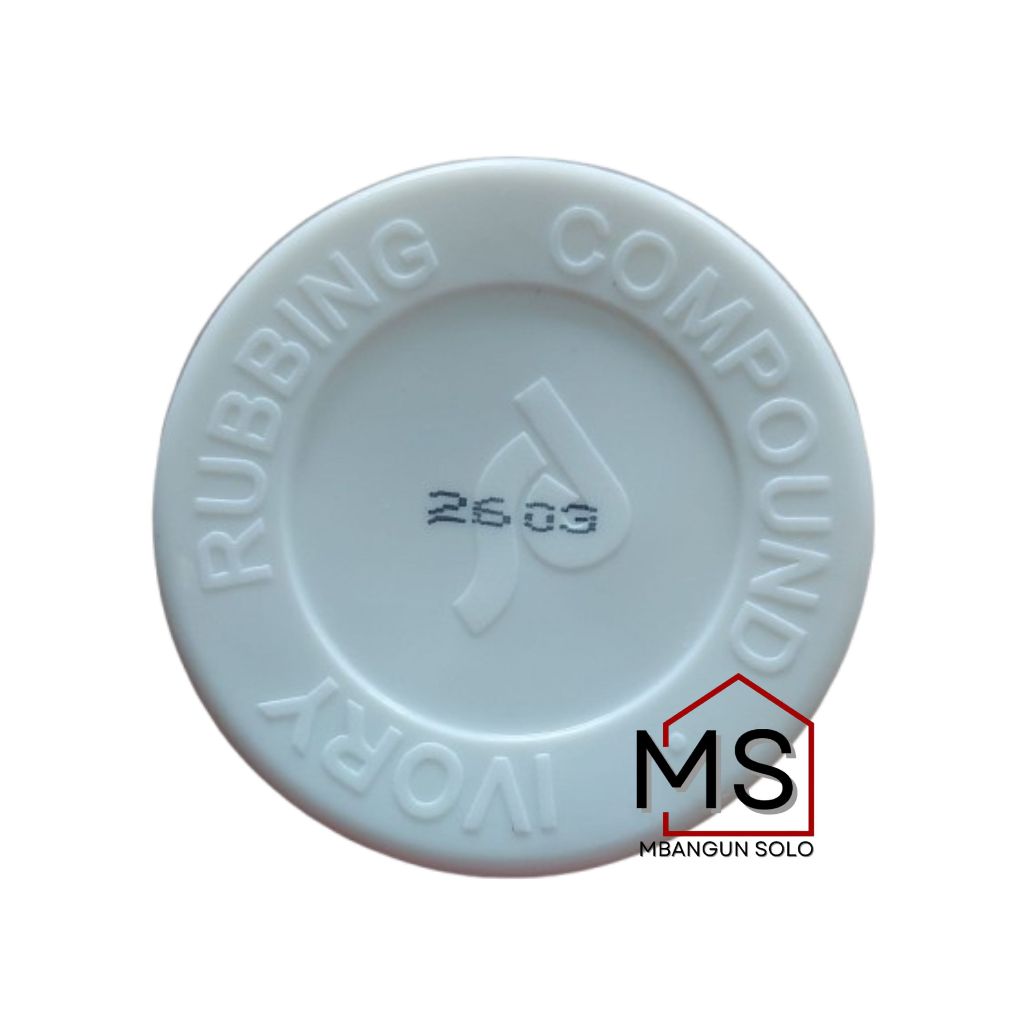 Ivory Rubbing Kompon Compound Penghilang Baret Putih Kemasan Kecil Mobil Motor