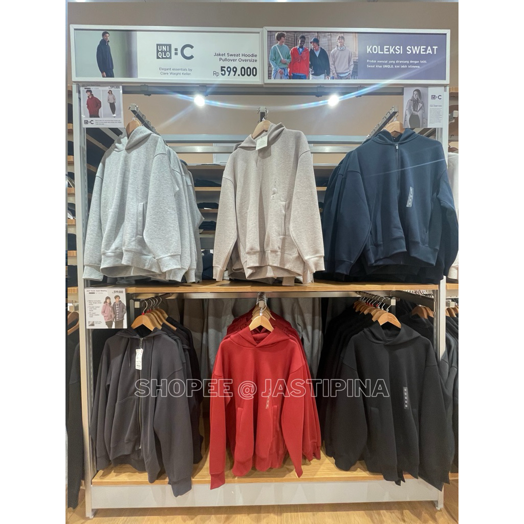 Jaket Pullover Hoodie Sweat UNIQLO JASTIP