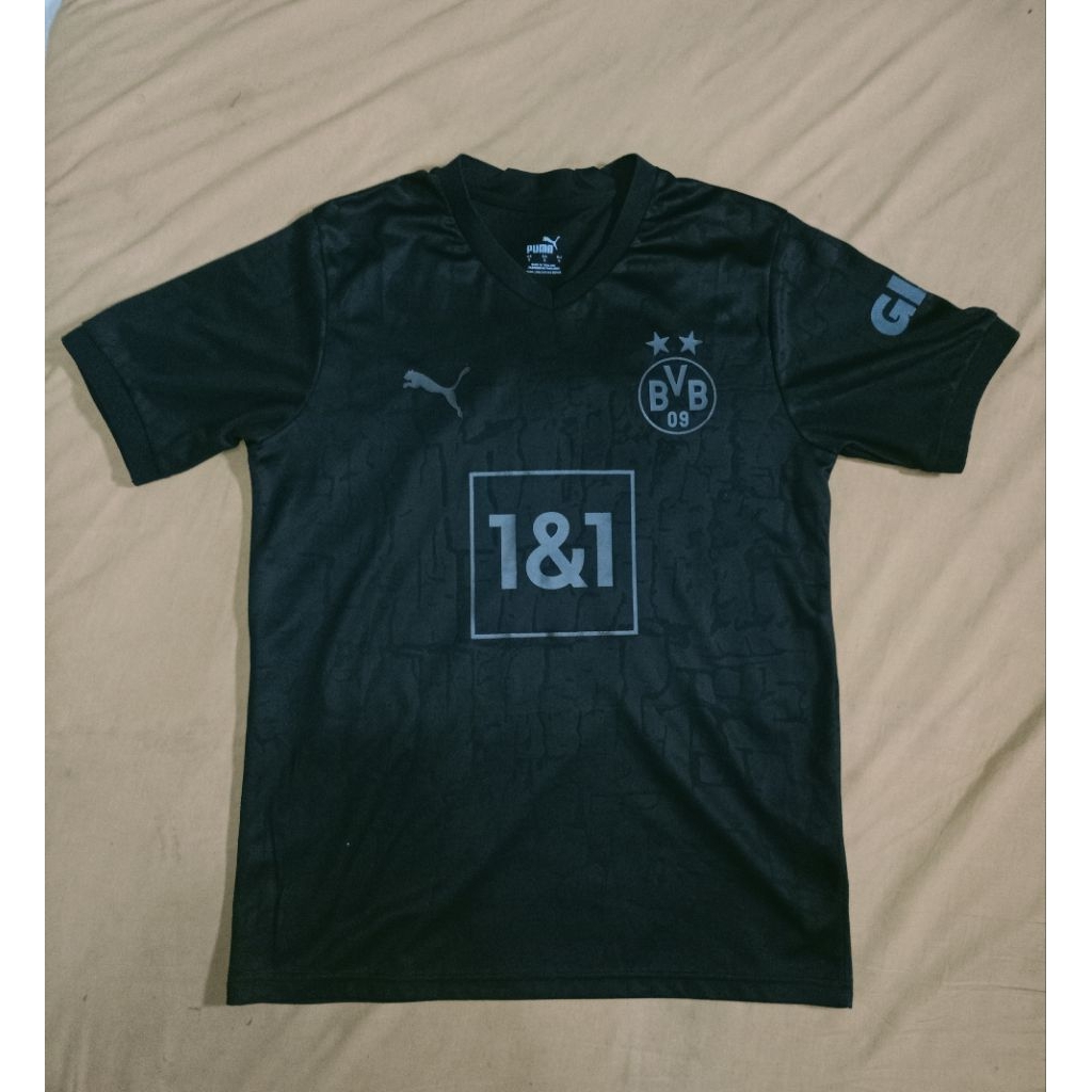 Jersey Borussia Dortmund All Black 2023 Nomor Punggung 7