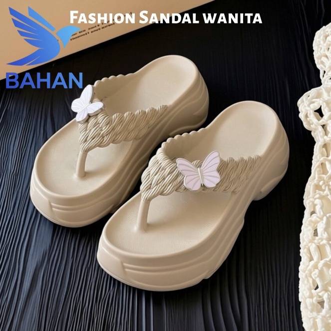 Bahan | Sendal Jepit Wanita Sendal Jelly Wanita Korea Kekinian Perempuan Cewe Empuk Eva Sandal Karet