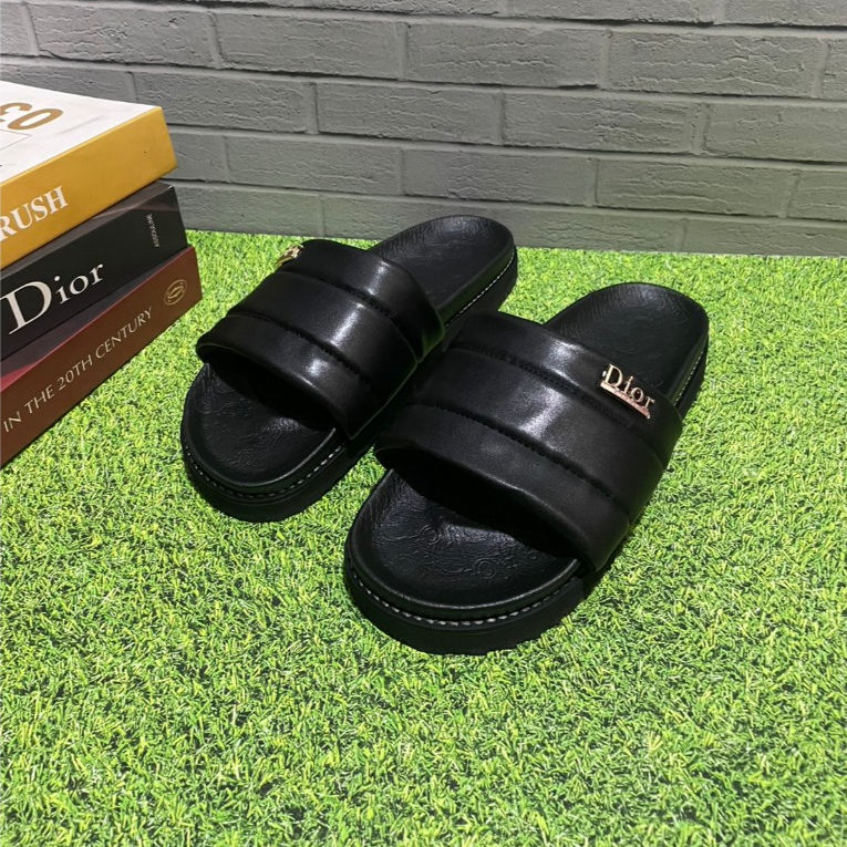 Bkens Footwear _ Sandal Pria wanita slide kokop MURAH Keren Anti Slip Simpel DIOR