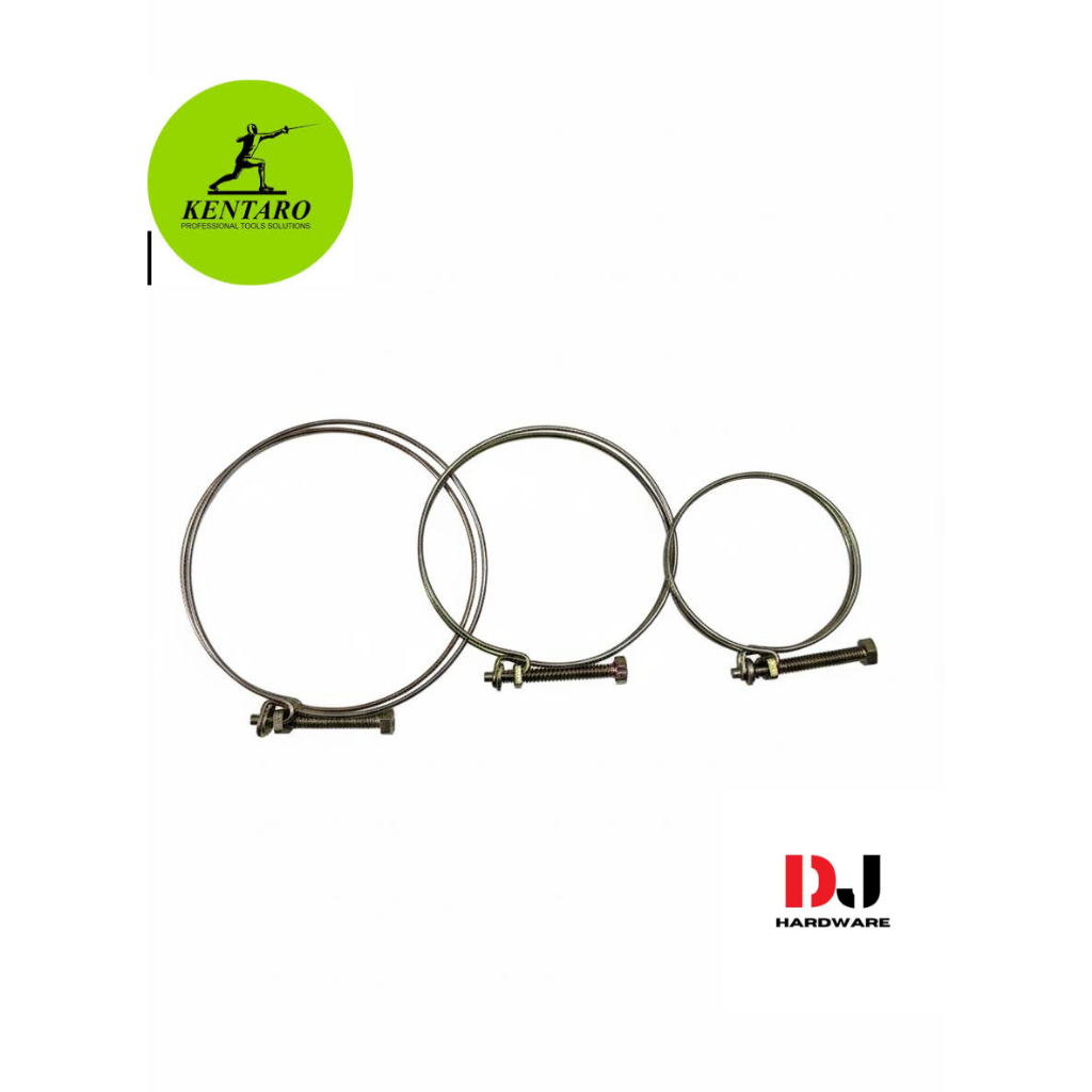 Kentaro Klem Selang Kawat Universal – Clamp Selang Air, Selang Gas LPG, Selang Radiator Motor Mobil,