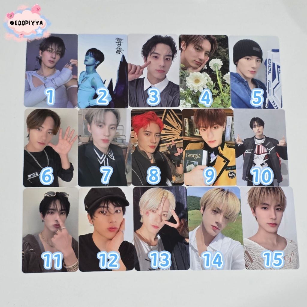 Photocard pc eric the boyz tbz trigger flash ver sticker card flash ver eric the b membership fankit