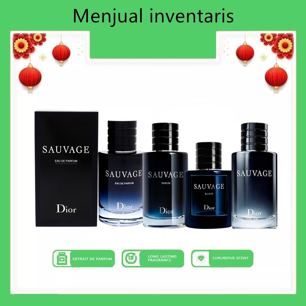 DIOR SAUVAGE EDP 100ML/DIOR SAUVAGE EDT 100ML/DIOR SAUVAGE PARFUM 100ML/DIOR SAUVAGE ELIXIR 60ML