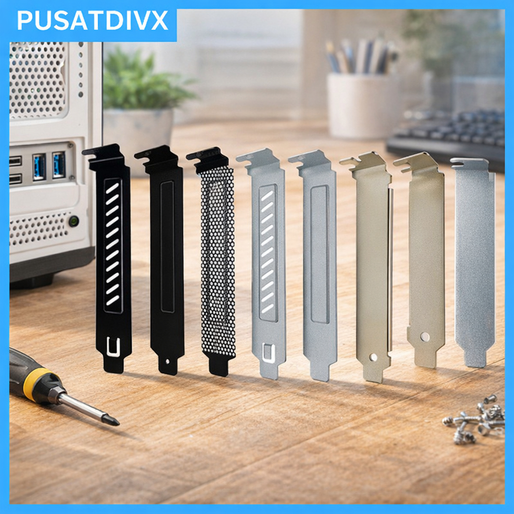 SANJI PCI BRACKET SLOT COVER DUST FILTER BLANK PANEL CASING CASE KOMPUTER PC