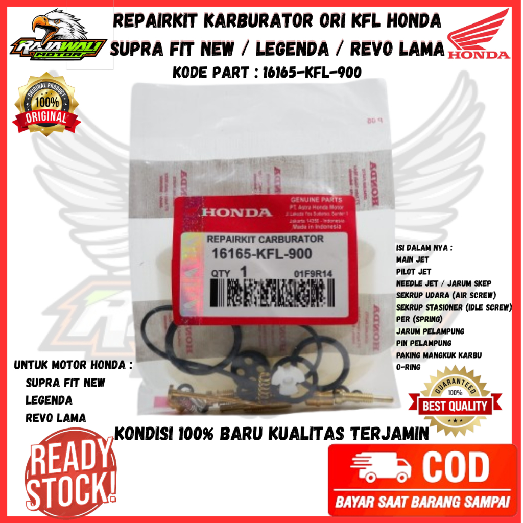 Repairkit Supra Fit Original / Repairkit Karburator Honda Supra Fit New Repair Kit Motor Supra Fit N