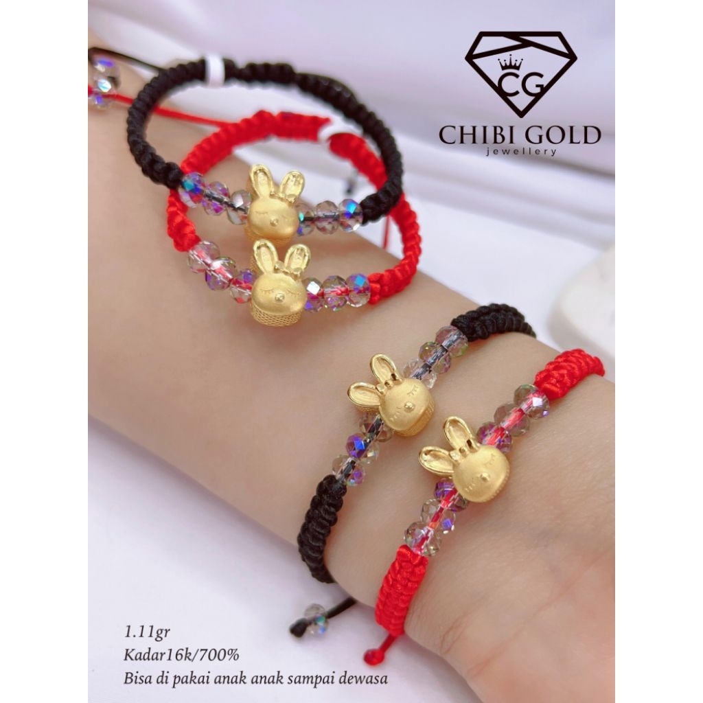 CHIBIGOLD Gelang pixu emas24k
