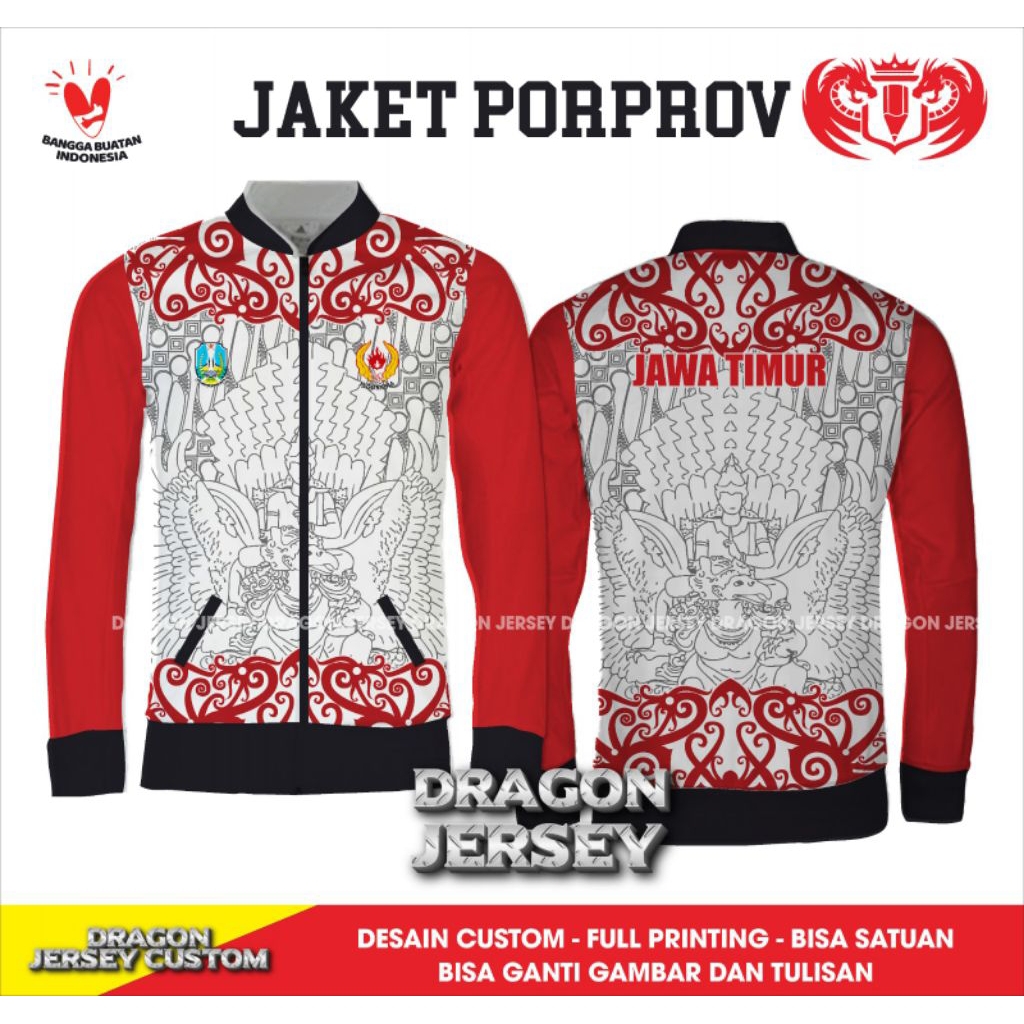 jaket porprov desain custom