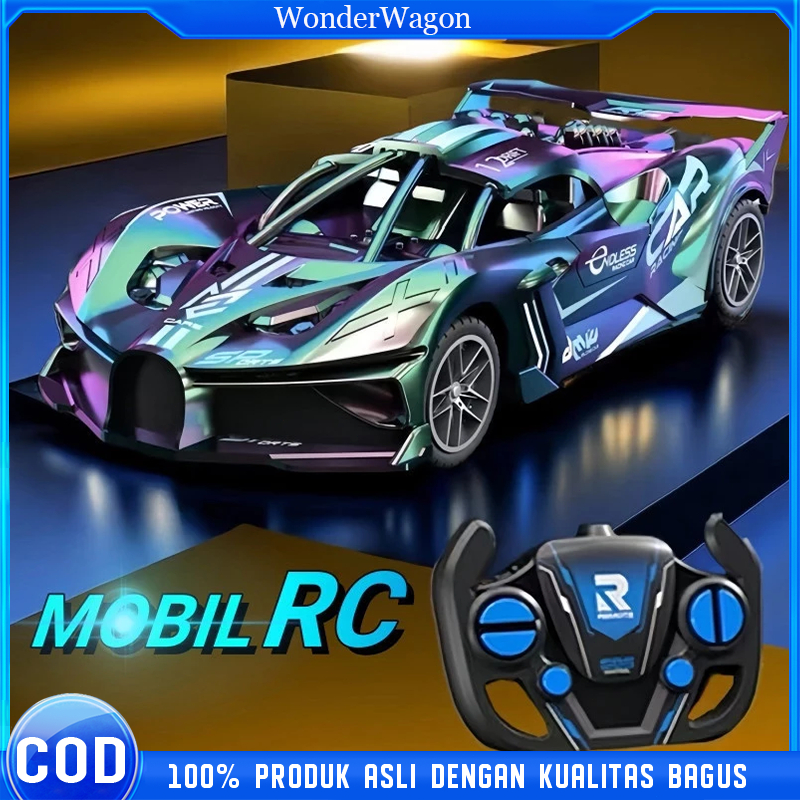 COD Mobil Balap Remote Control 2WD Mobil Balap Remote Control Besar 1:18 Kecepatan Tinggi Mobil Remo
