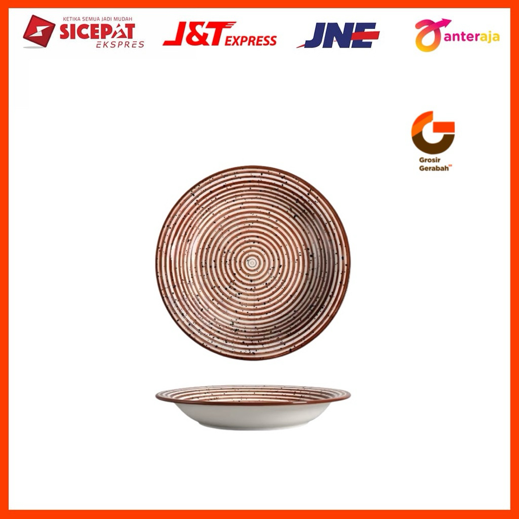 FRA Dinner Plate 10,5 FR3401105 Nara ll Brown