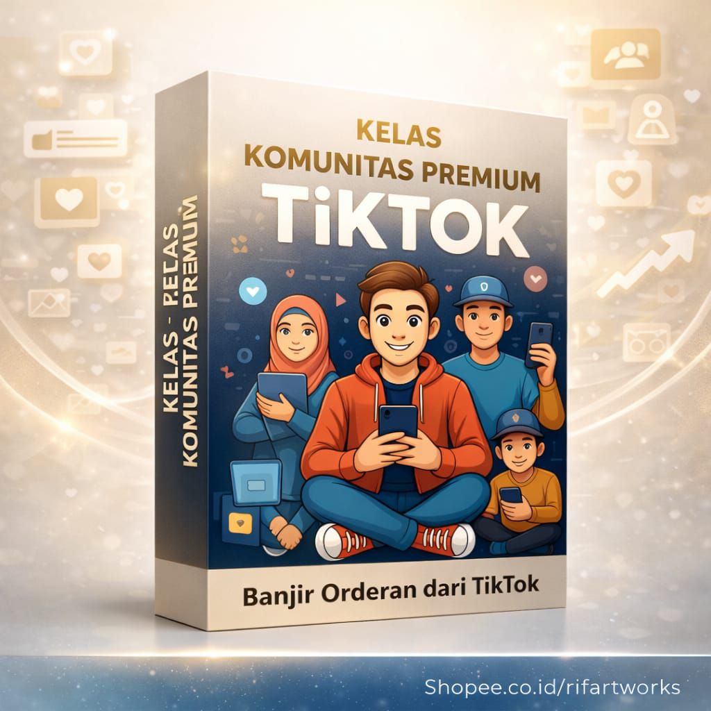 Kelas Tiktok Premium Komunitas: Banjir Orderan Dari Tik Tok - Materi Video- (bahasa Indonesia)