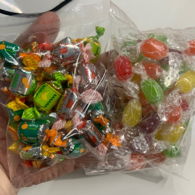 PERMEN BUAH TEXAS  XIAOHAHA WARNA WARNI ANEKA BUAH CURAH