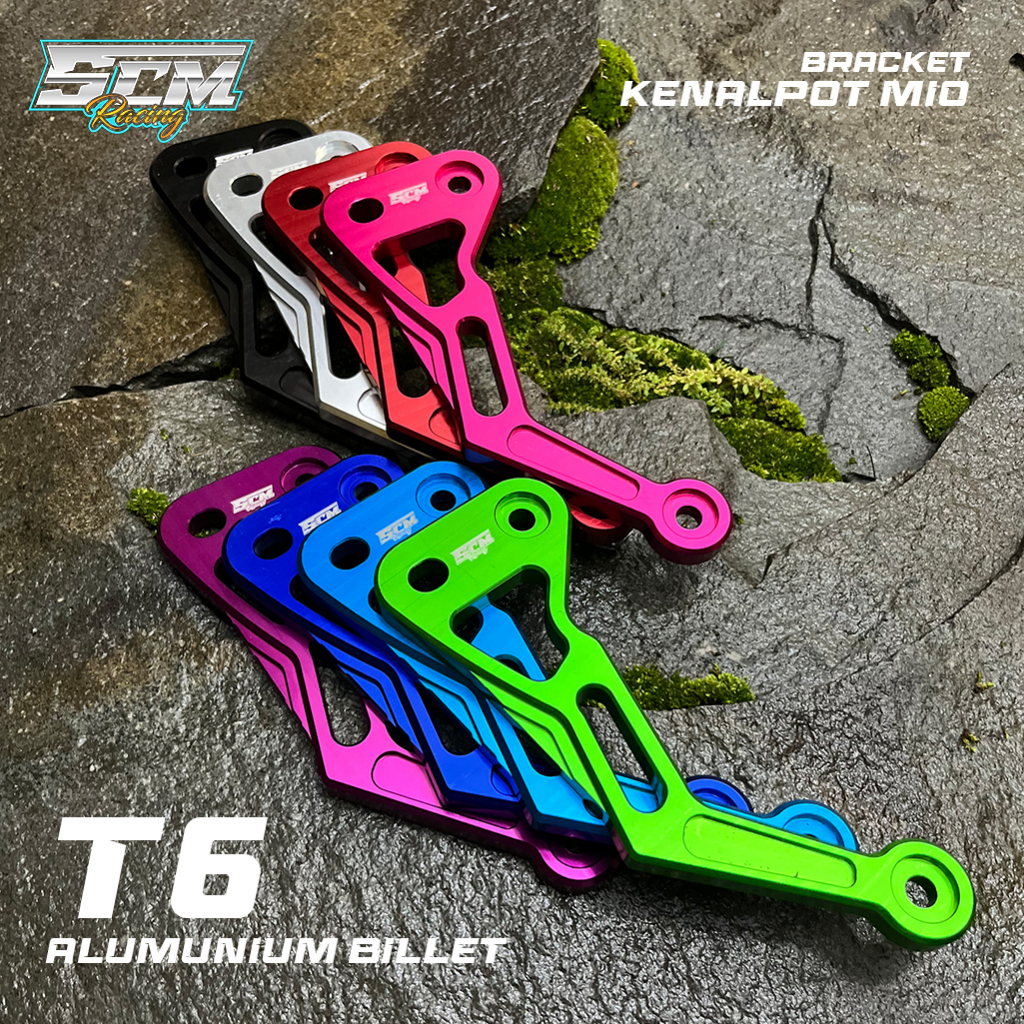 BREKET KNALPOT CNC MIO SPORTY DUDUKAN KNALPOT MIO STANDAR RACING MIO KARBU