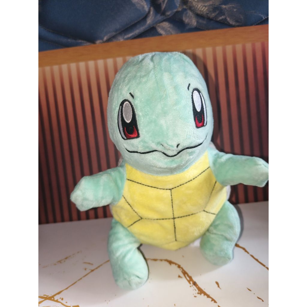 Boneka squirtle pokemon kura-kura turtle import