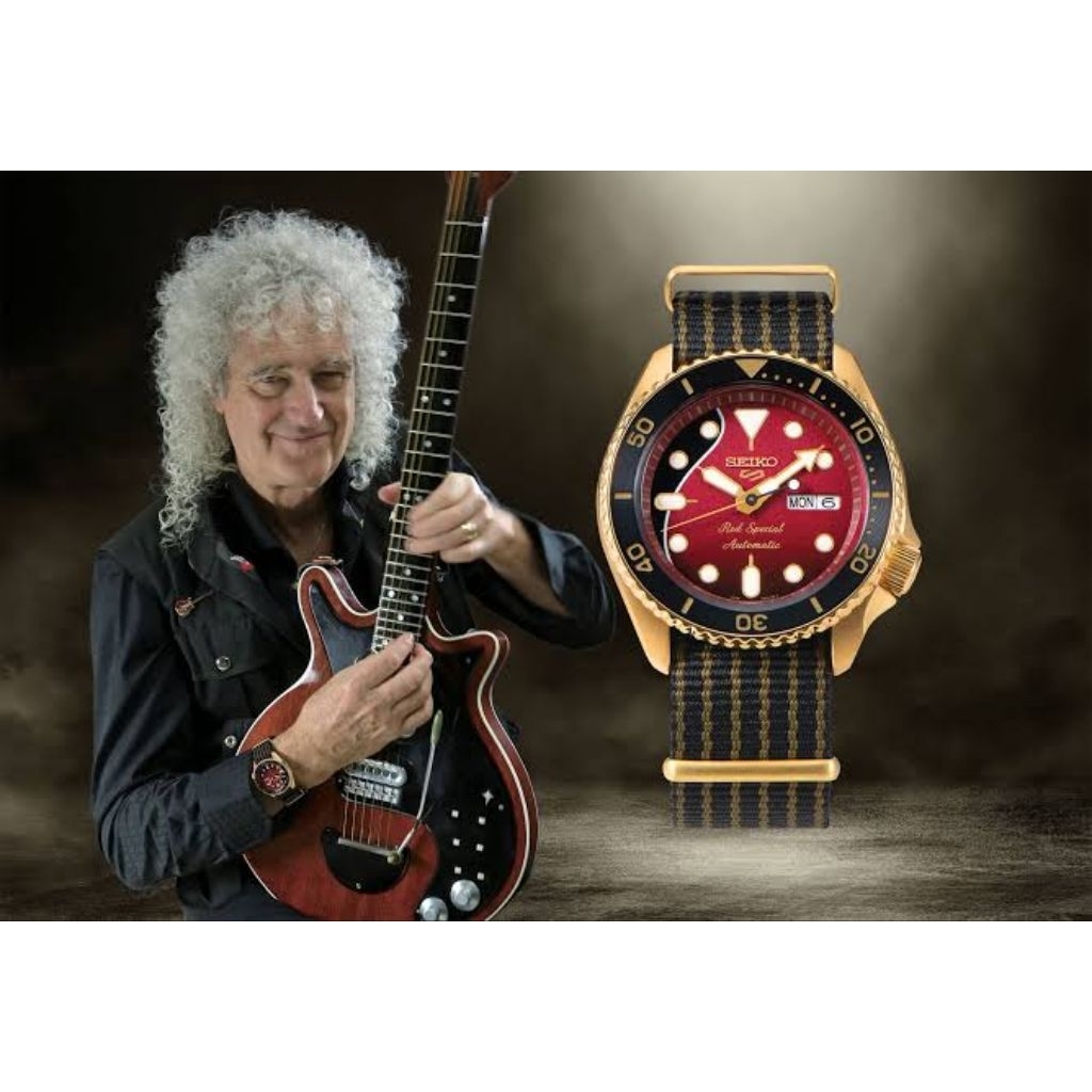 Seiko 5 SRPH80k1 Brian May limited edition 12.500pc worldwide. Original product.