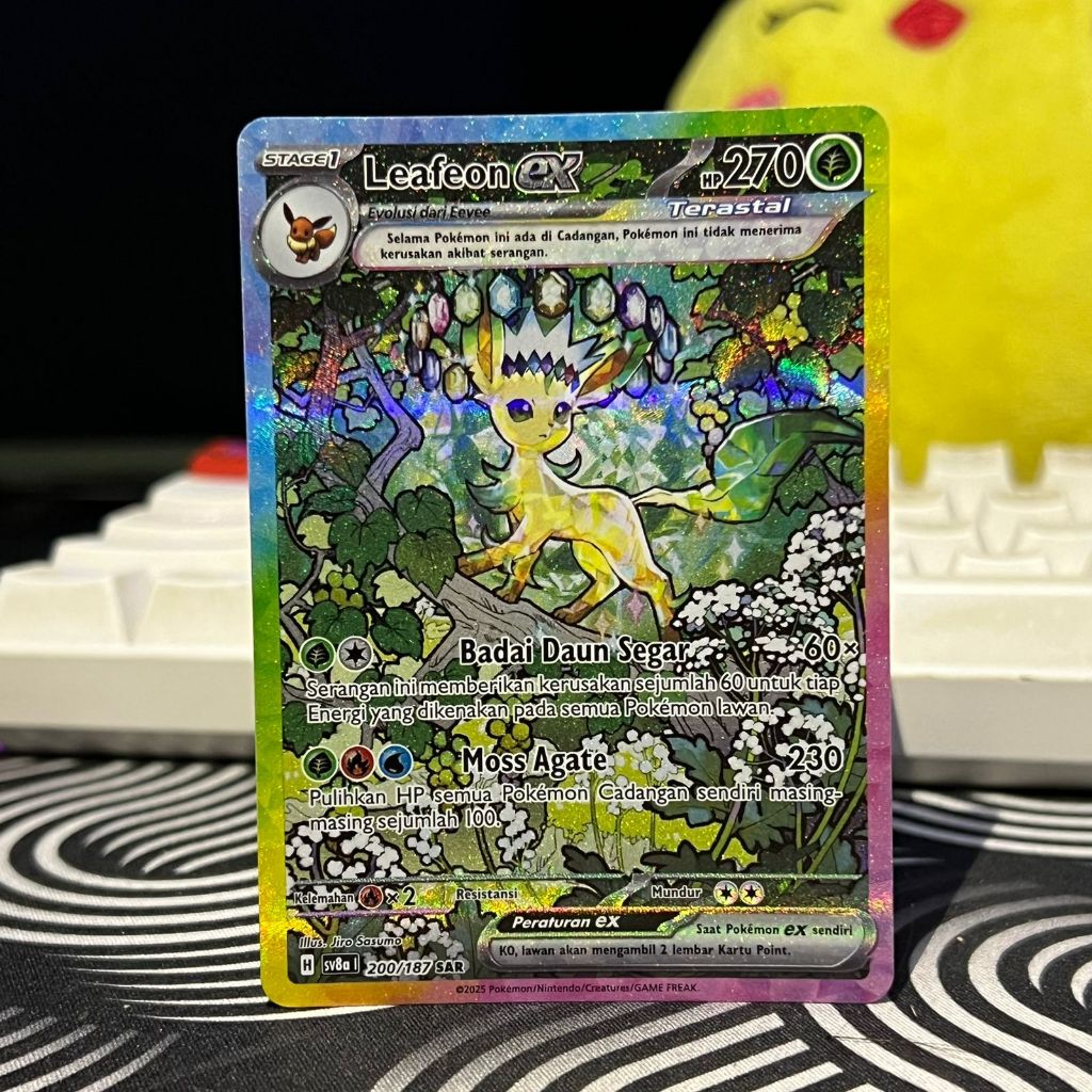 Leafeon EX SAR Terastal Festival #200/187 | Indonesia