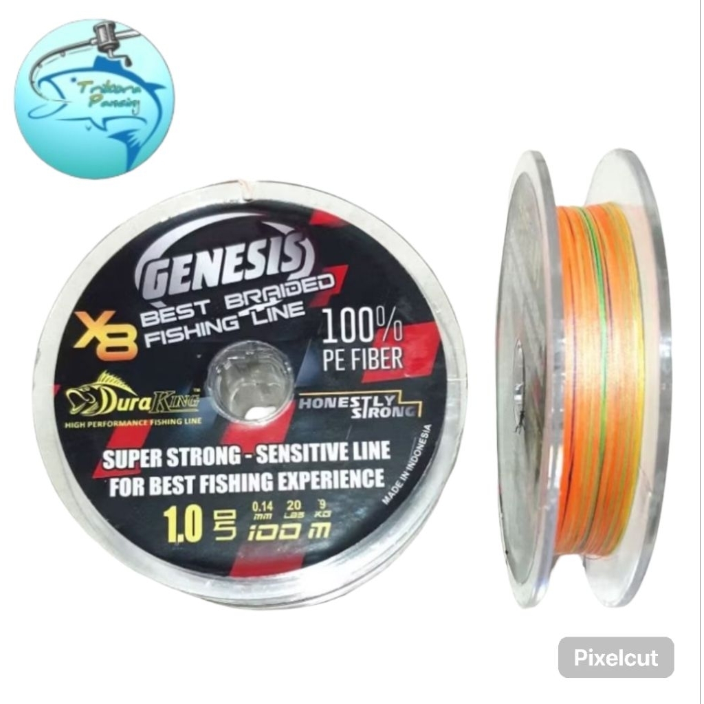 FE  DURAKING GENESIS warna warni (fe 1 sd fe 6) X8 100m