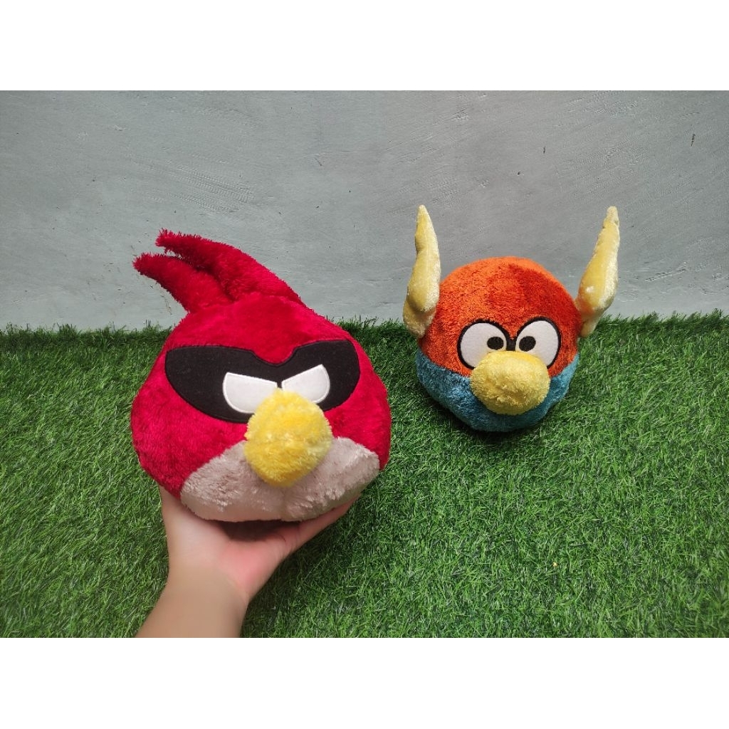 Boneka angry birds space red/ blue ori angry birds space x changi PL (lepas kolpri)