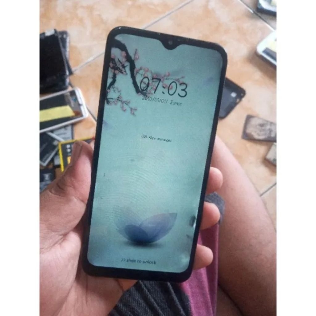 Lcd Tc Hp Oppo A1K Realme C2 Ori cabutan Normal OK