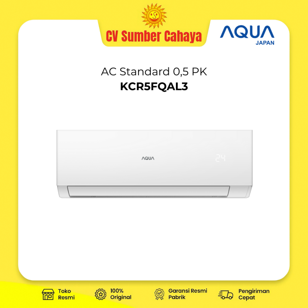 AQUA AC 1/2 PK 0,5 PK Standard AQA KCR5FQAL3 Blue Fin Fast Cooling 5FQAL3