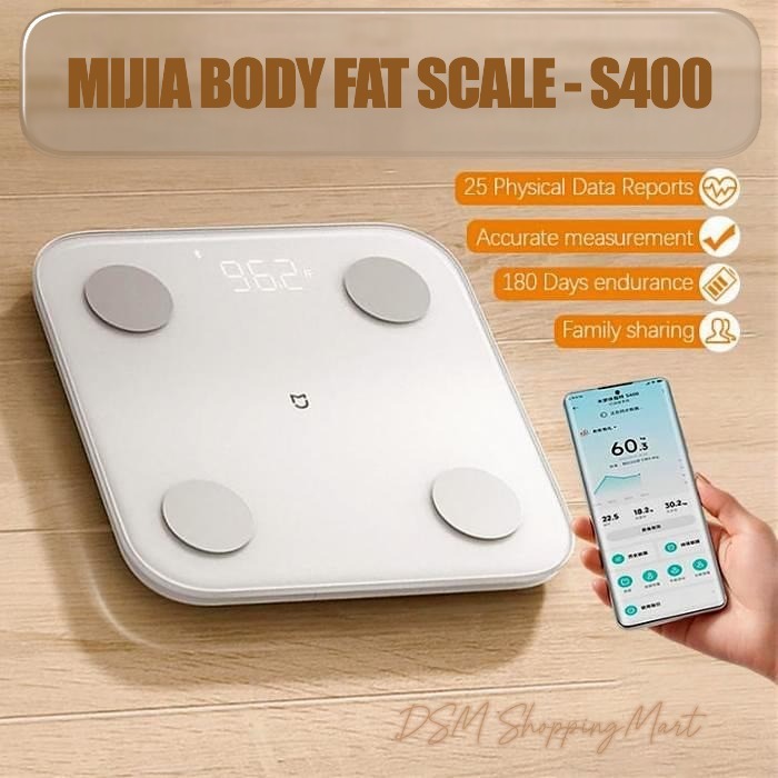 Xiaomi Mi Mijia Smart Scale 2 S400 Body Fat Composition Led Display Version