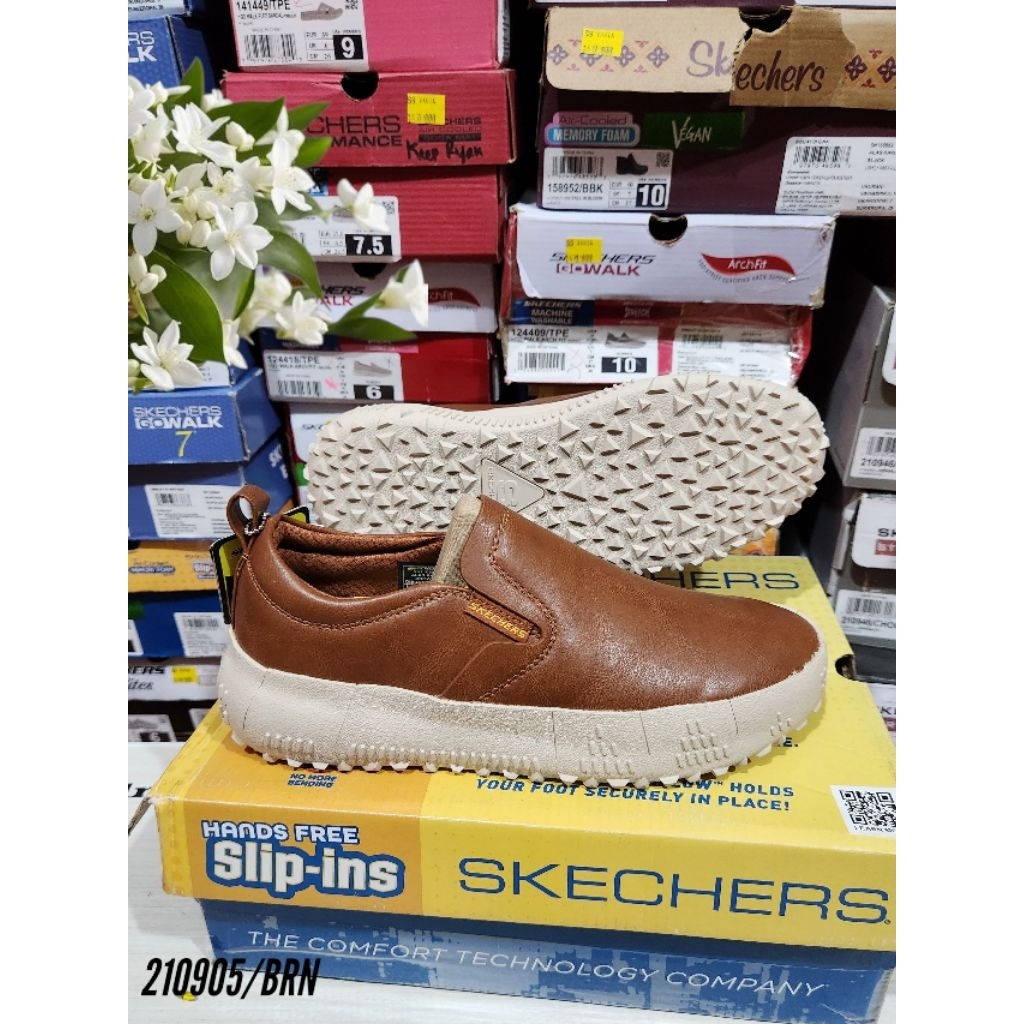 Promo  Sepatu Skechers kulit Pria -210905 original murah