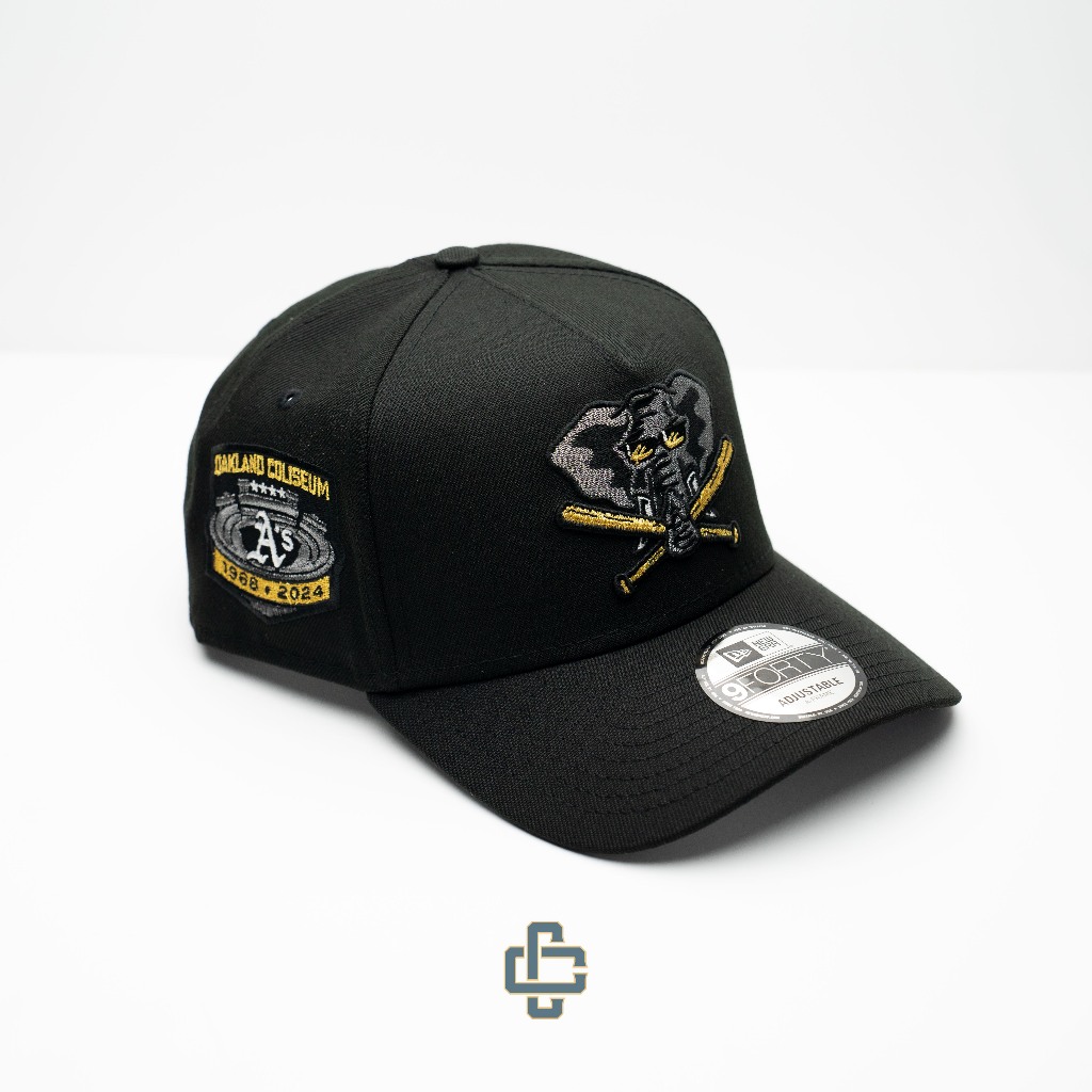 TOPI NEW ERA ORIGINAL 940 A FRAME OAKLAND ATHLETICS LOGO BLACK