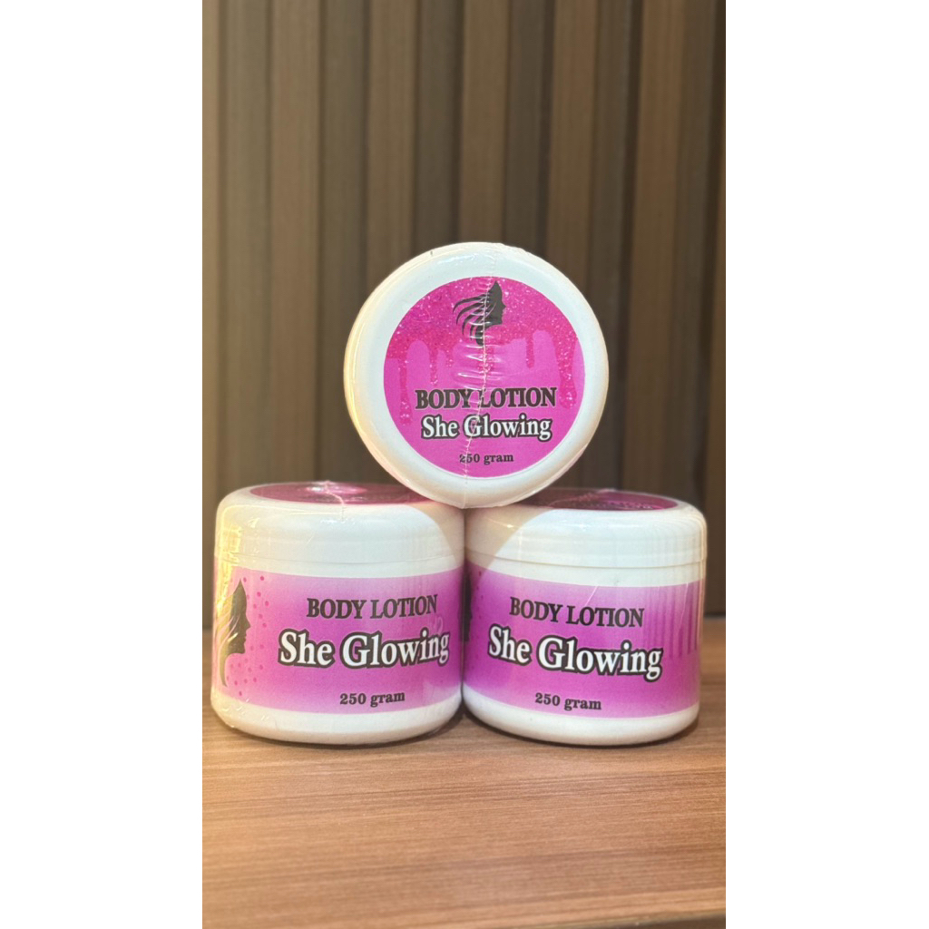 hb lotion she glowing