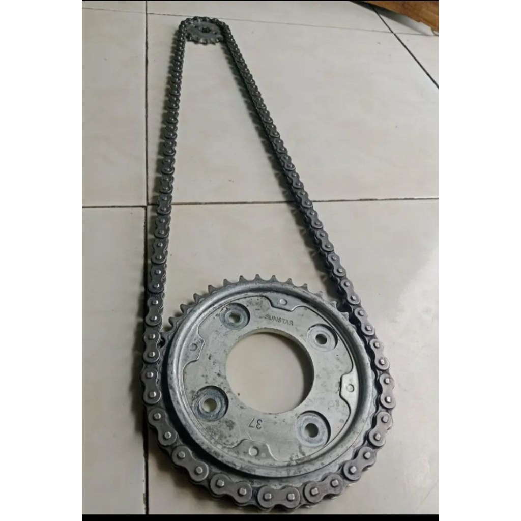Gear set rantai Honda Supra x 125 kharisma Kirana Blade new Revo absolute Revo fit Revo Lama Supra f