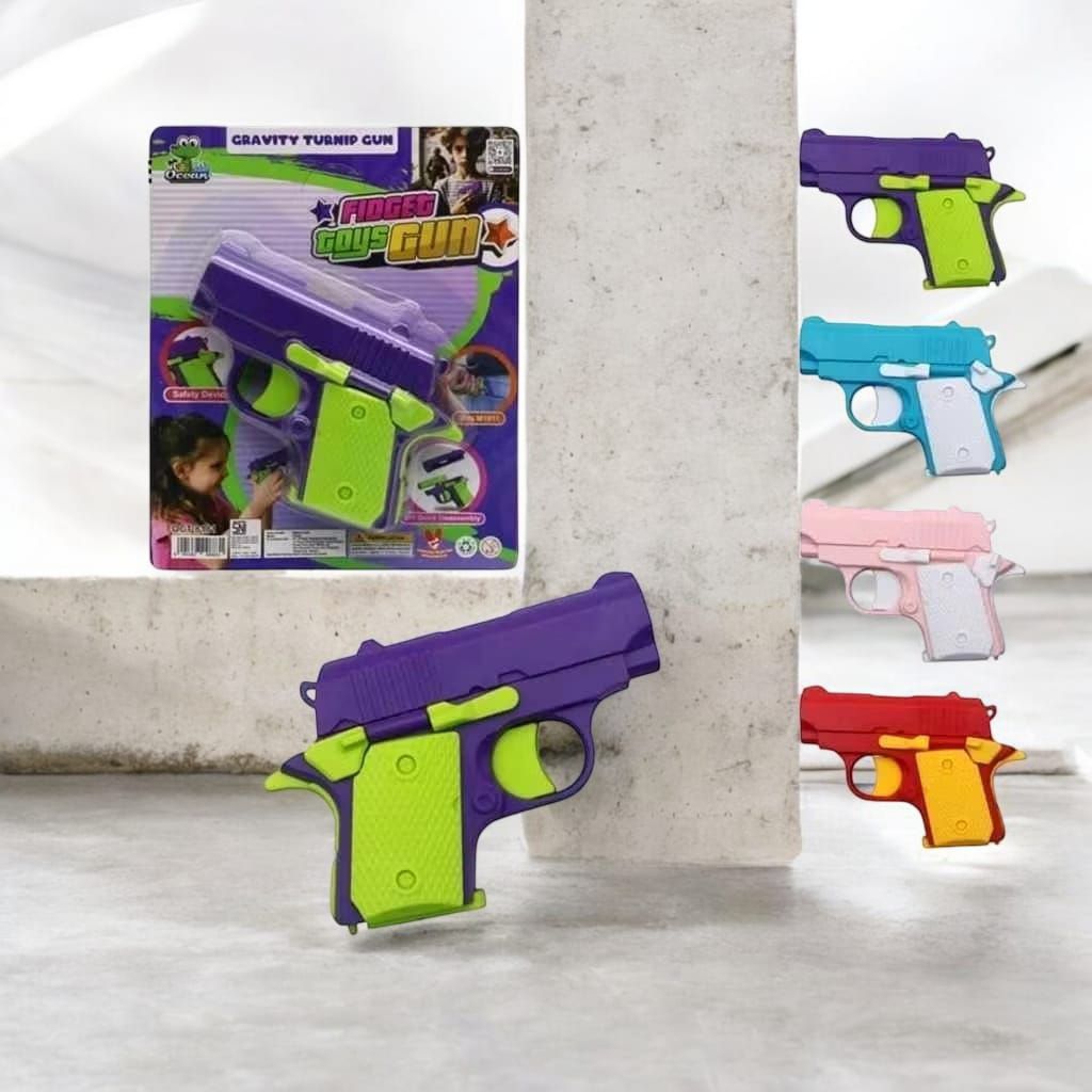 MAINAN ANAK FIDGET TOYS DEKOMPRESI PISTOL MAINAN PISAU GRAVITASI / DOMPIS MAINAN ANAK / Kado Anak Pe