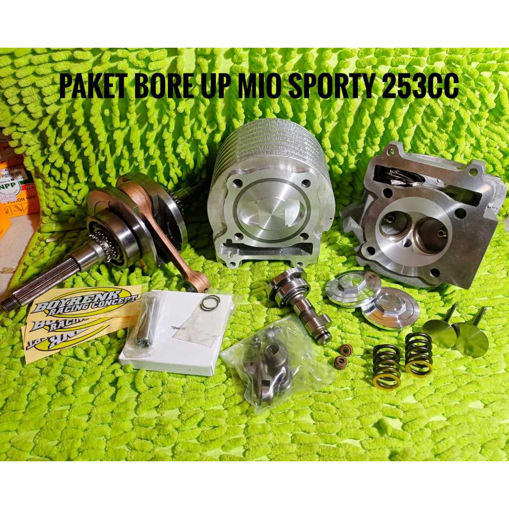 PAKET BORE UP MIO SPORTY 253CC - BOYRENK RACING