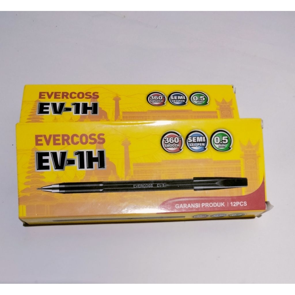 Pulpen Evercross 1Kotak isi 12Pulpen