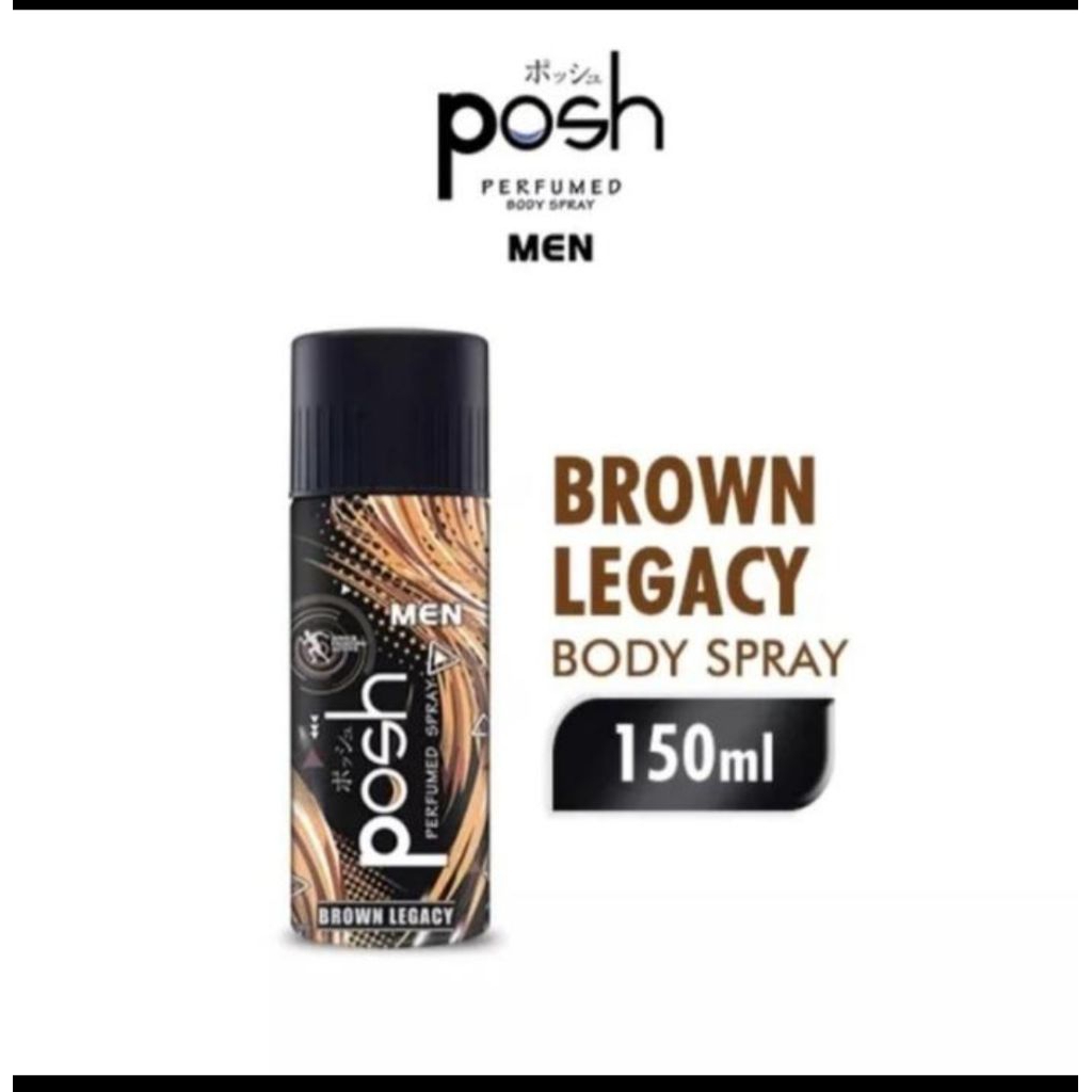 POSH MEN Perfumed Body Spray 150ml Parfum Badan Untuk Pria