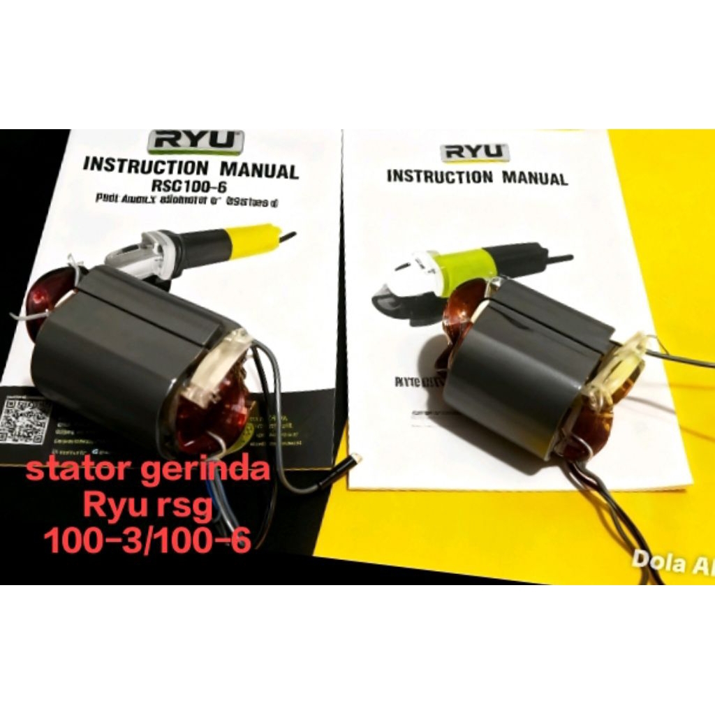 stator bantalan gerinda Ryu rsg 100-6/100-3 original