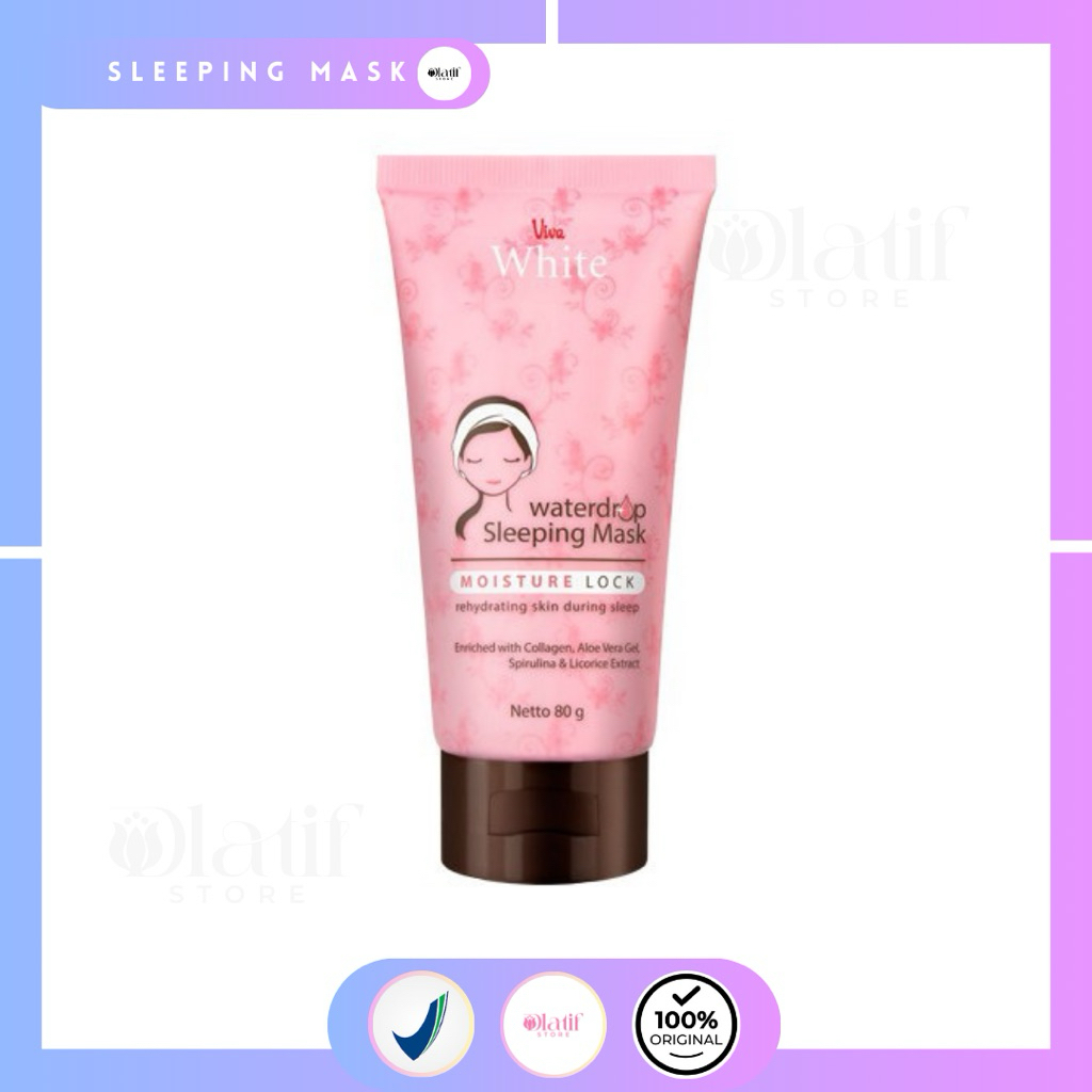 Viva Sleeping Mask Waterdrop Soft Moisture Lock 80g